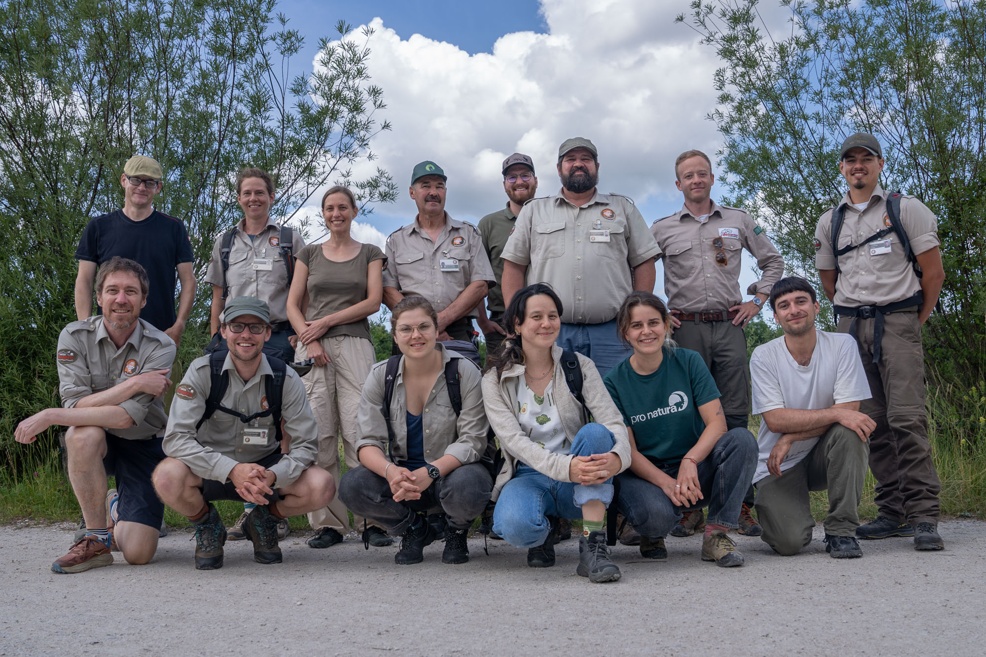 Team Naturschutzdienst BL und Unterstützer:innen