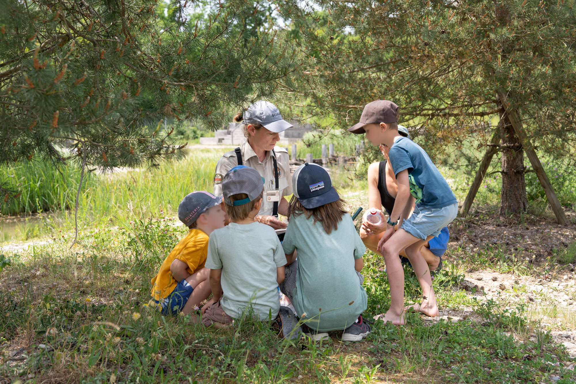 Kinderführung am Erlebnisweiher